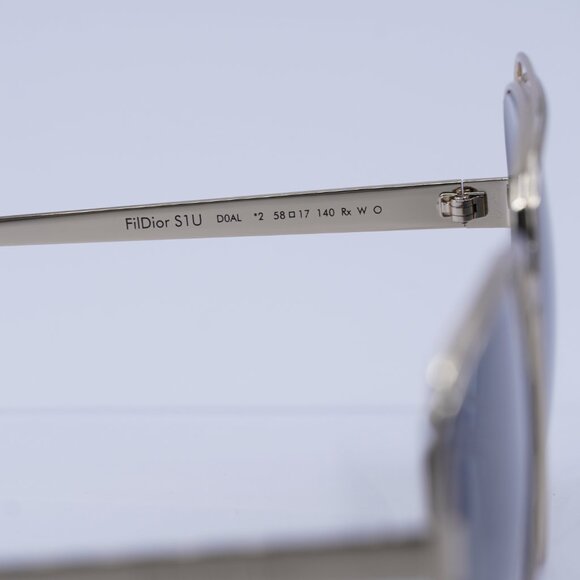 🕶️ New Dior DIORFILDIOR S1U D0AL Sunglasses - Gold Frame, Grey Lenses - Picture 6 of 10